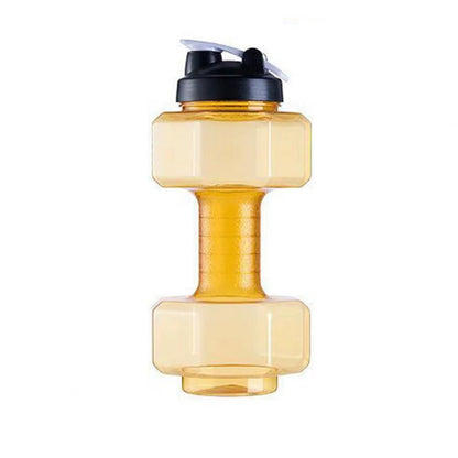 2500Ml Dumbbell Water Bottle Thickened Non - Slip PP Large Capacity Water Bottle Fitness Kettle Gym Dumbbell Shaped Sports Bottle - Aury SportAury SportYellow2500Ml Dumbbell Water Bottle Thickened Non - Slip PP Large Capacity Water Bottle Fitness Kettle Gym Dumbbell Shaped Sports Bottle