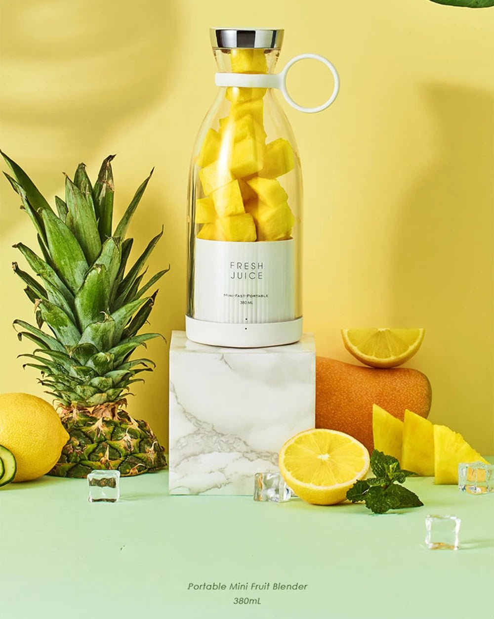 Batidora Eléctrica Portátil Multifunción (350 ml) - Aury SportAury SportBlancoBatidora portátil | Aury Sport