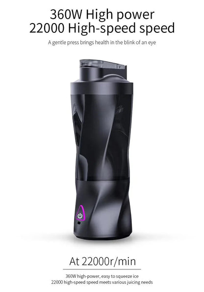 Batidora Portátil Recargable 680ml - Aury SportAury SportNegroBatidora Portátil Recargable 680ml