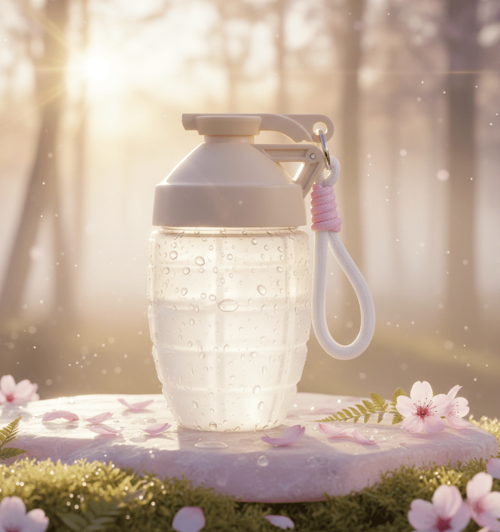 Botella Deportiva 600 ml con Diseño de Granada - Aury SportAury SportBeigebotella deportiva | Aury Sport