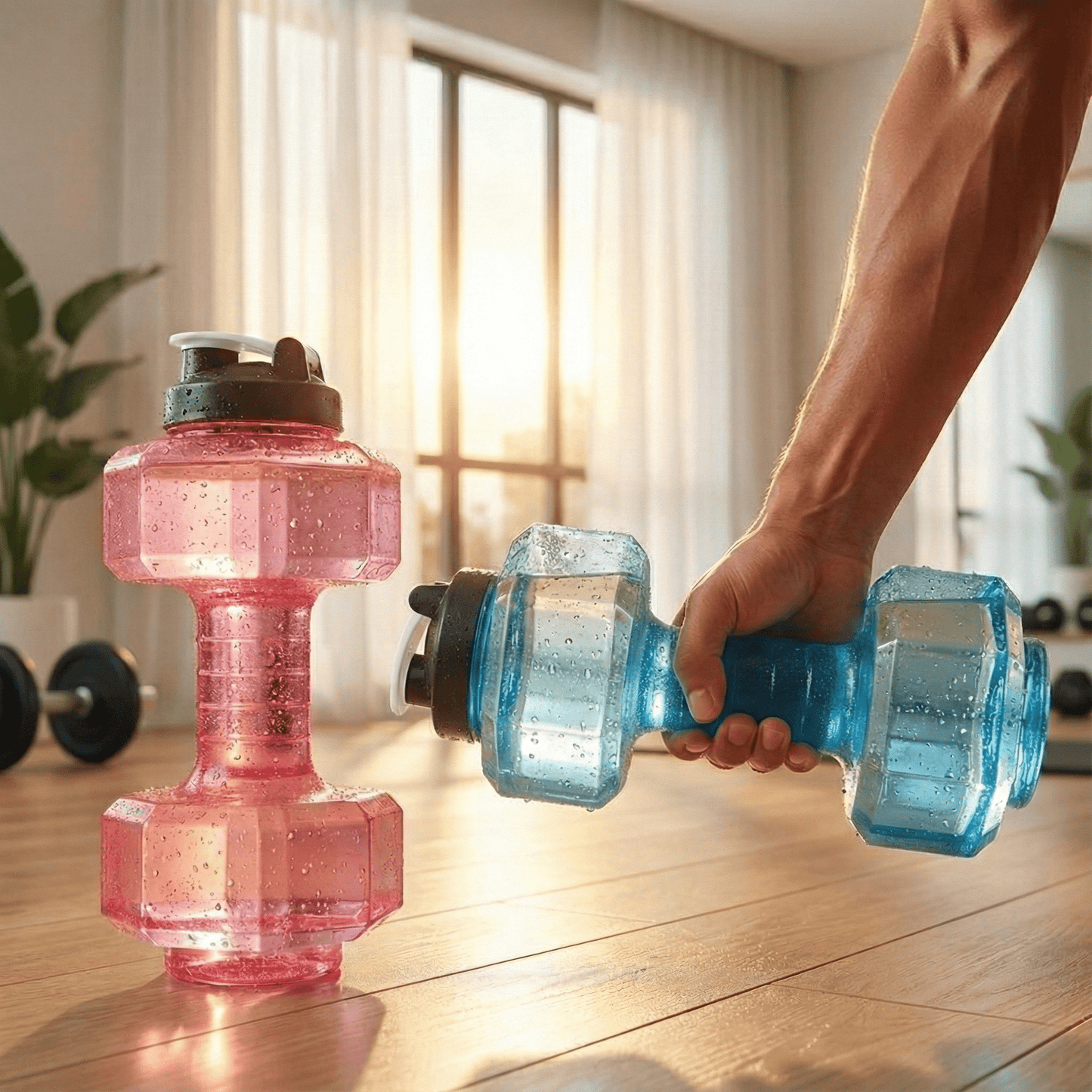 Botella Deportiva en Forma de Mancuerna 2500 ml - Aury SportAury SportAzulBotella Deportiva en Forma de Mancuerna 2500 ml