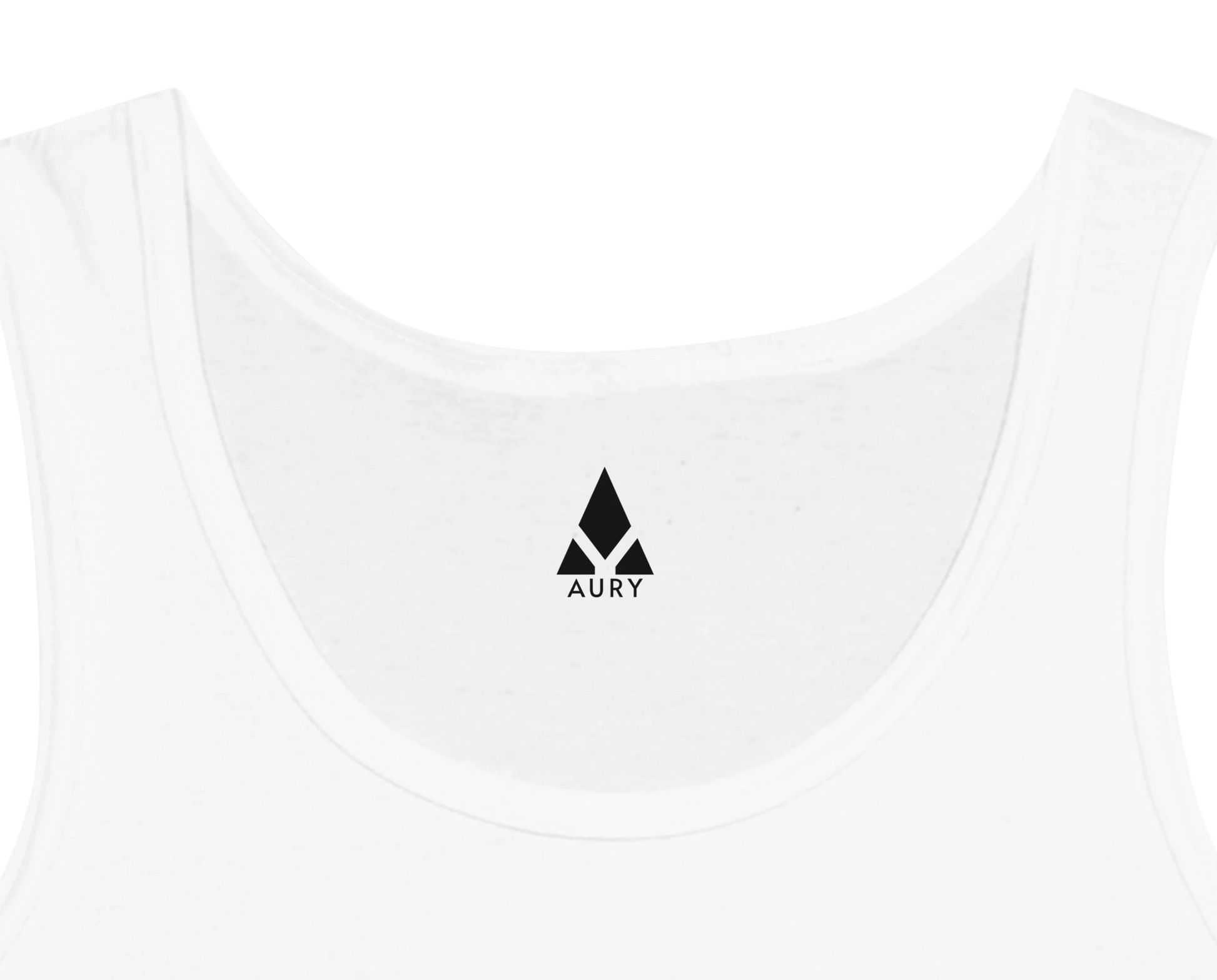 Camiseta blanca de tirantes Unisex - Aury SportPrint MaterialAury SportBlancoCamiseta blanca de tirantes Unisex