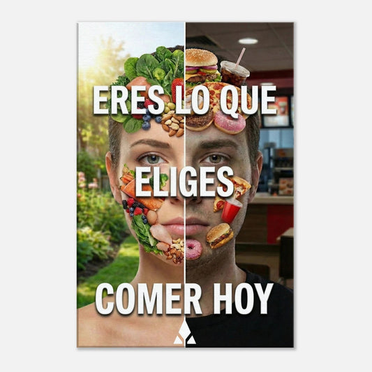 Eres lo que Eliges Comer Hoy - Canvas de Inspiración para un Estilo de Vida Saludable - Aury SportPrint MaterialAury Sport20x30 cm / 8x12″83a5e4c8 - db27 - 4298 - b5a3 - 962646fbca56