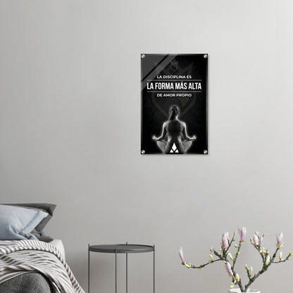 Impresión Acrílica Motivacional: "La Disciplina es la Forma Más Alta de Amor Propio" – Elige tu Tamaño - Aury SportPrint MaterialAury Sport40x60 cm / 16x24″f860c7bc - 3668 - 446c - b435 - 93308ab84647