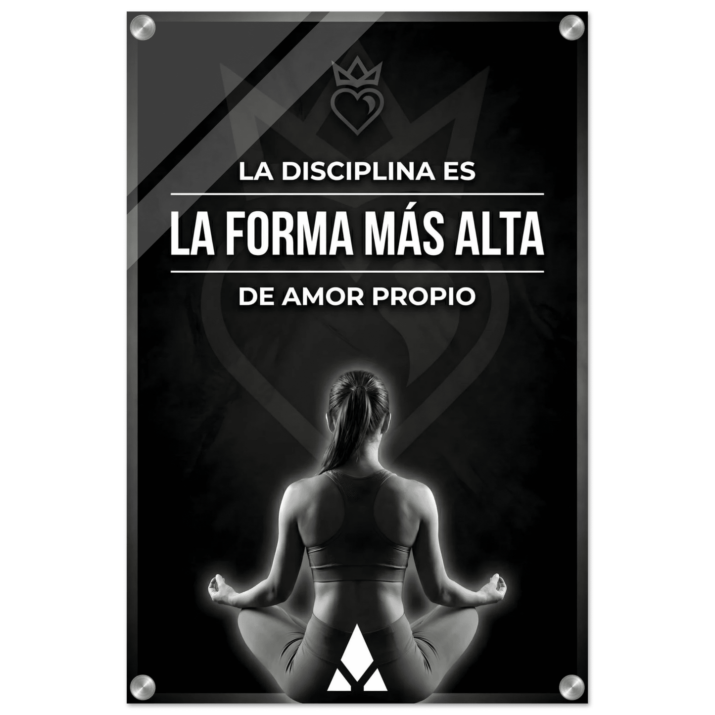 Impresión Acrílica Motivacional: "La Disciplina es la Forma Más Alta de Amor Propio" – Elige tu Tamaño - Aury SportPrint MaterialAury Sport20x30 cm / 8x12″db8bddd9 - 87d6 - 4545 - a954 - fd330af88cf4