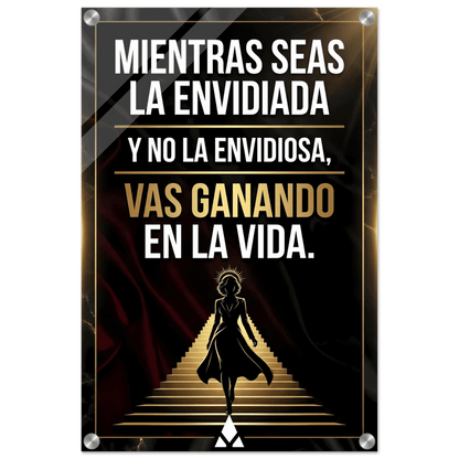 Impresión Acrílica Motivacional: "Mientras seas la envidiada..." – Eleva tu espacio con estilo y empoderamiento - Aury SportPrint MaterialAury Sport20x30 cm / 8x12″1be89b4a - 6d66 - 4cd9 - b1df - 011f91651e8b