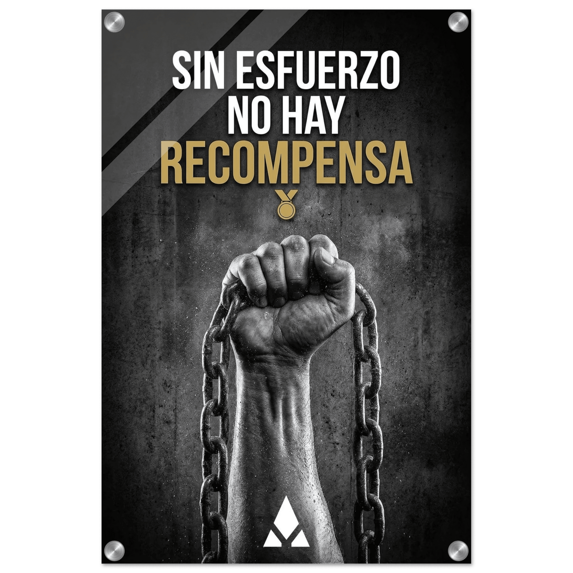 Impresión Acrílica Motivacional: "Sin Esfuerzo No Hay Recompensa" - Arte de Pared con Impacto - Aury SportPrint MaterialAury Sport20x30 cm / 8x12″699ae1ca - 5246 - 4fc0 - bc59 - d5edd2b235fb