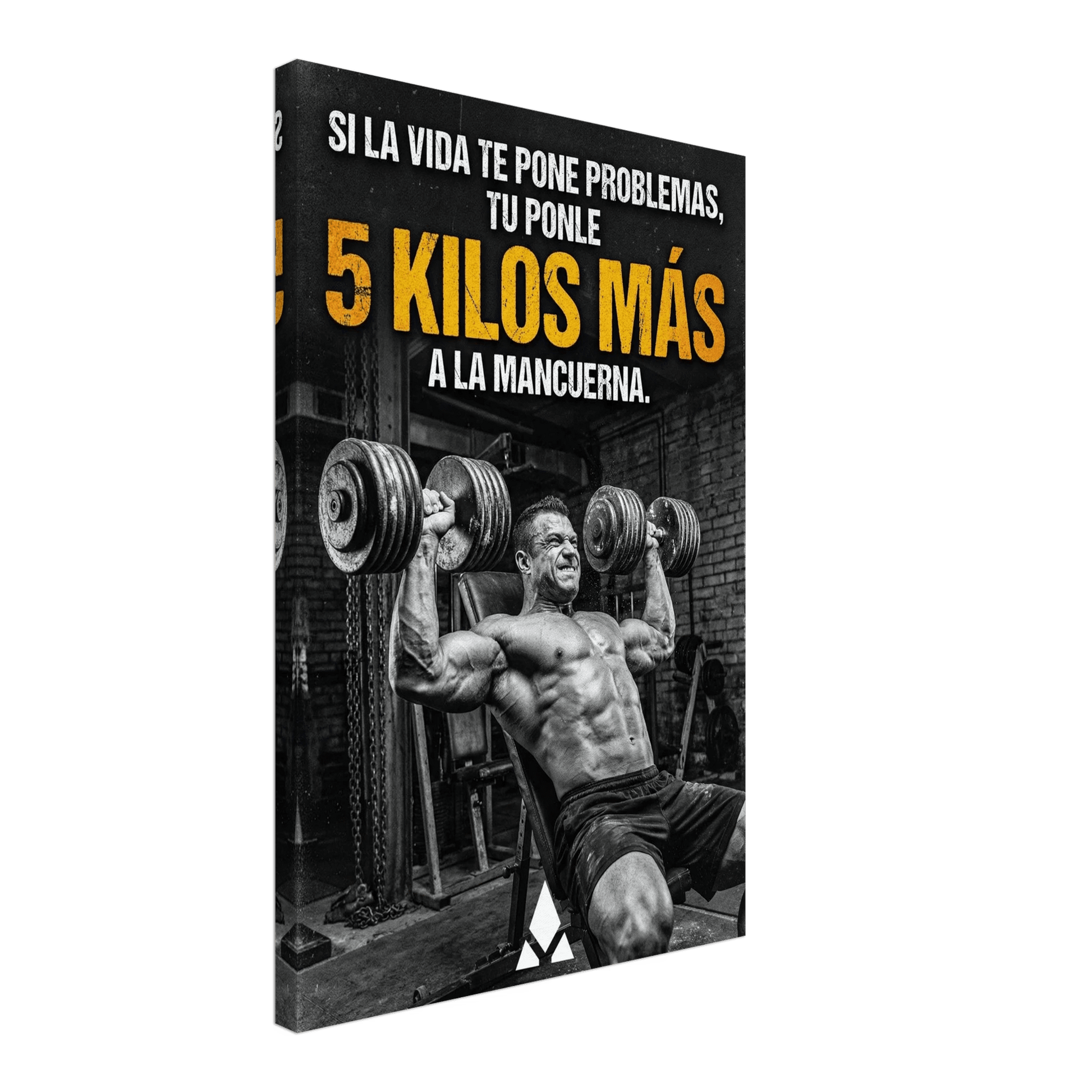 Lienzo Motivacional "5 Kilos más" - Arte Inspirador para Tu Espacio Fitness - Aury SportPrint MaterialAury Sport20x30 cm / 8x12″352cde38 - 7e36 - 42f0 - b0f8 - b76c695c7d8d