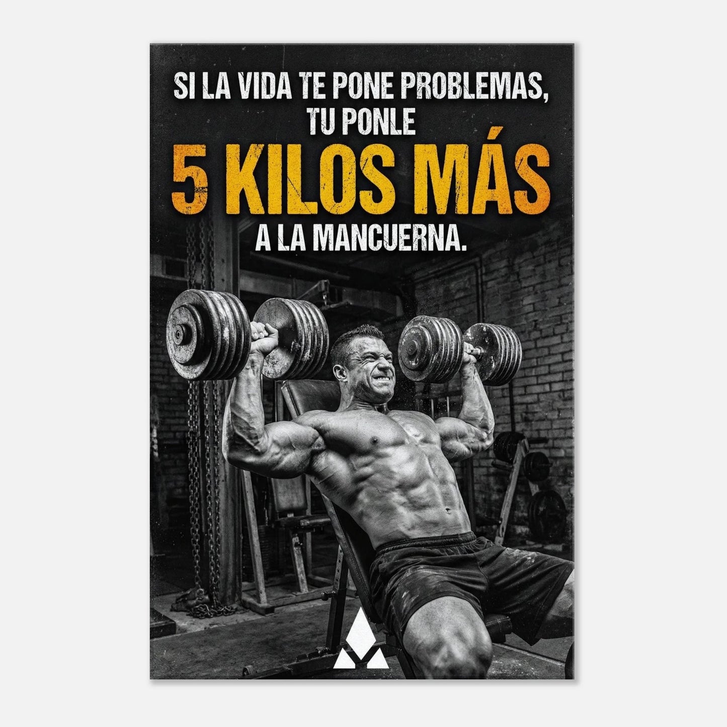 Lienzo Motivacional "5 Kilos más" - Arte Inspirador para Tu Espacio Fitness - Aury SportPrint MaterialAury Sport20x30 cm / 8x12″df89f99b - 1a86 - 4cb9 - 876d - 249eb9ad8a5e