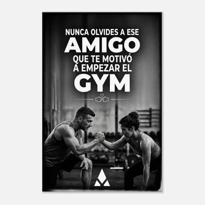 Lienzo Motivacional: Amigos de Gimnasio - Impresión en Lienzo con Textura Mejorada - Aury SportPrint MaterialAury Sport20x30 cm / 8x12″86460e6a - cebb - 41e2 - 8955 - 19968aacbc05