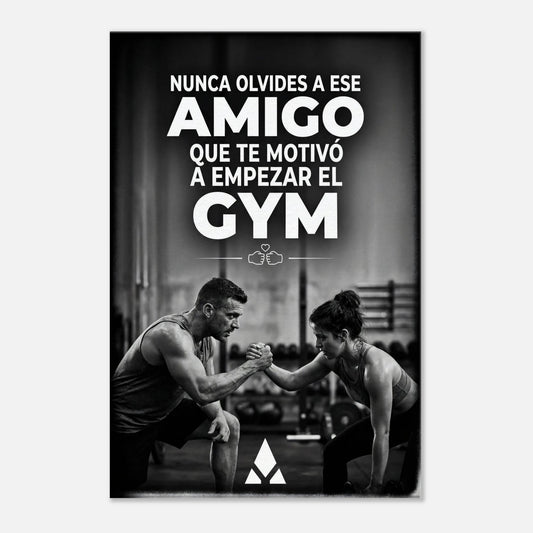 Lienzo Motivacional: Amigos de Gimnasio - Impresión en Lienzo con Textura Mejorada - Aury SportPrint MaterialAury Sport20x30 cm / 8x12″86460e6a - cebb - 41e2 - 8955 - 19968aacbc05