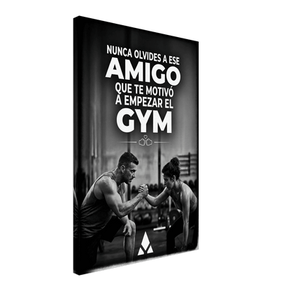 Lienzo Motivacional: Amigos de Gimnasio - Impresión en Lienzo con Textura Mejorada - Aury SportPrint MaterialAury Sport20x30 cm / 8x12″49370486 - 39a5 - 4fa1 - 8e4a - d8b535fe464a