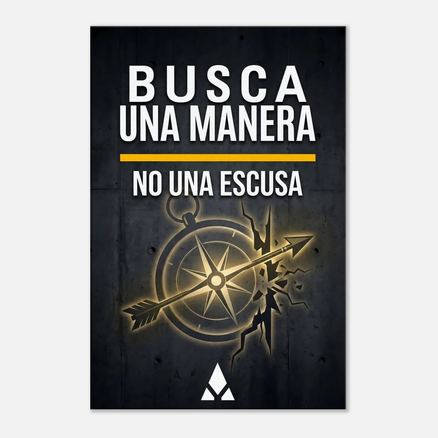 Lienzo Motivacional: Brújula Resplandeciente – Encuentra Tu Camino Sin Excusas - Aury SportPrint MaterialAury Sport20x30 cm / 8x12″fb7a82ca - c86d - 42d6 - 803a - 66ddcb755c8b