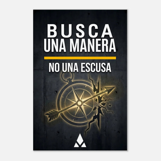 Lienzo Motivacional: Brújula Resplandeciente – Encuentra Tu Camino Sin Excusas - Aury SportPrint MaterialAury Sport20x30 cm / 8x12″fb7a82ca - c86d - 42d6 - 803a - 66ddcb755c8b