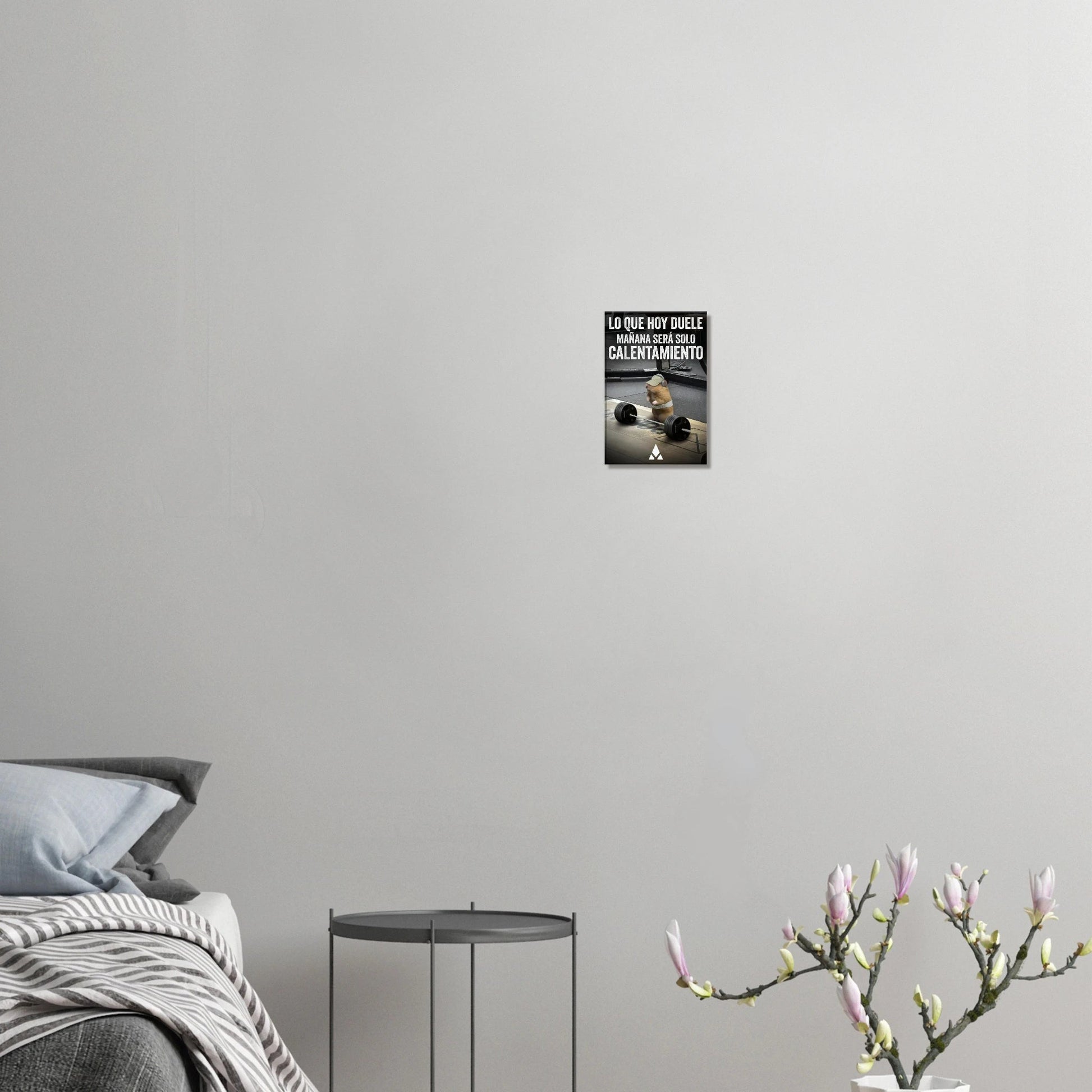 Lienzo Motivacional de Gimnasio con Hámster Levantando Pesas - Motívate con una sonrisa - Aury SportPrint MaterialAury Sport20x30 cm / 8x12″2a6487a7 - 680f - 4f67 - 94a9 - 81a5731bd6d8