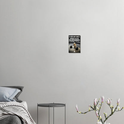 Lienzo Motivacional de Gimnasio con Hámster Levantando Pesas - Motívate con una sonrisa - Aury SportPrint MaterialAury Sport20x30 cm / 8x12″2a6487a7 - 680f - 4f67 - 94a9 - 81a5731bd6d8