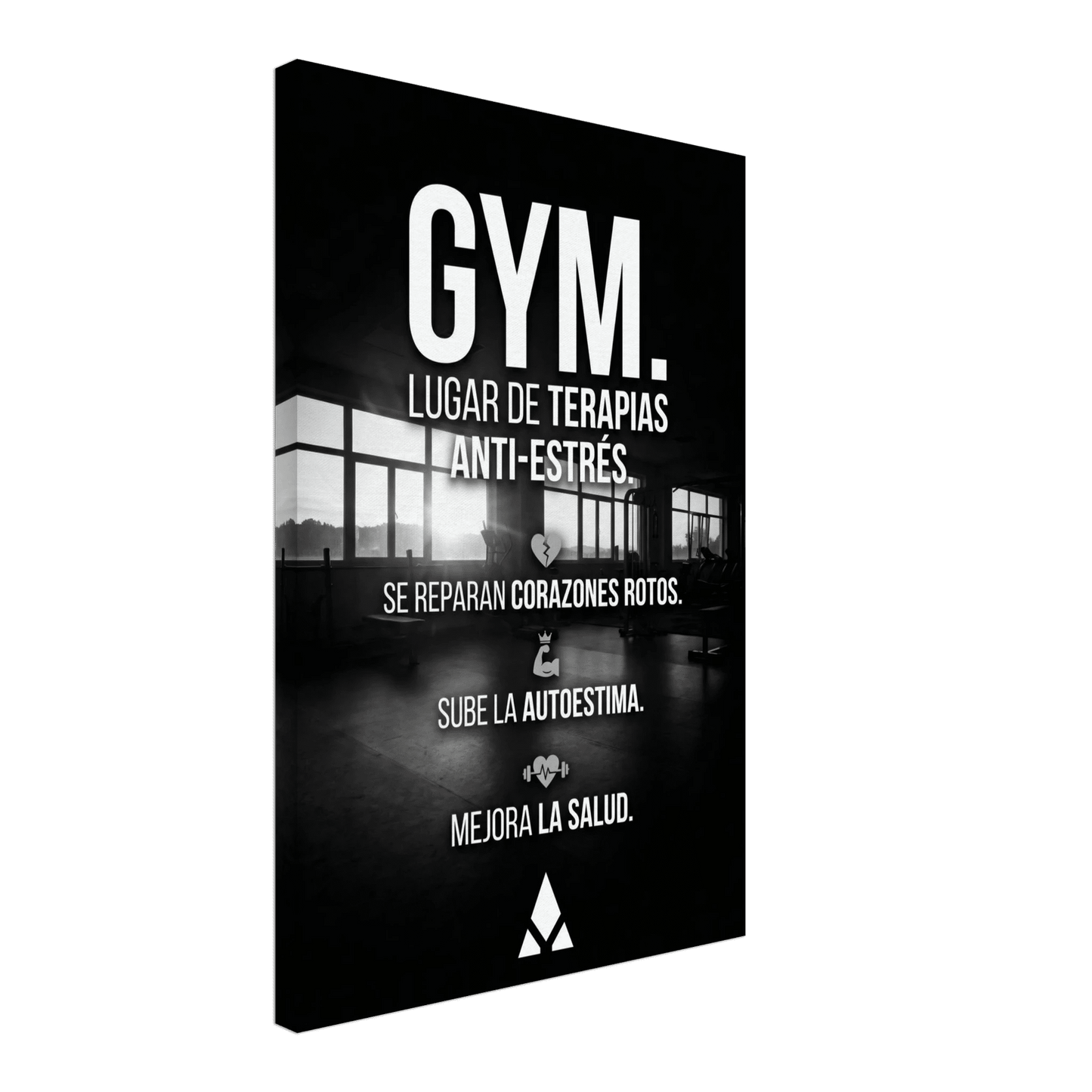 Lienzo Motivacional "GYM: Lugar de Terapias Anti - Estrés" - Arte Inspirador para Tu Espacio Fitness - Aury SportPrint MaterialAury Sport20x30 cm / 8x12″abf976a2 - 6e18 - 47a8 - bd60 - bf9cd6a26f99