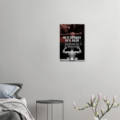 Lienzo Motivacional "No Te Enfoques en el Dolor" - Arte Inspirador para Tu Espacio. - Aury SportPrint MaterialAury Sport40x60 cm / 16x24″11f27fbc - 1d20 - 40ac - a65a - 84d012e215cc