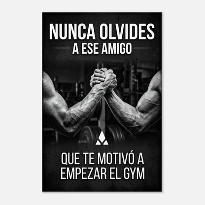Lienzo Motivacional "Nunca Olvides" - Arte Inspirador para Tu Espacio Fitness en Blanco y Negro - Aury SportPrint MaterialAury Sport20x30 cm / 8x12″6197b90e - 1f49 - 4a58 - 9403 - a8277712313b