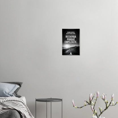 Lienzo Motivacional: "Recuerda Por Qué Empezaste" - Inspiración en Tonalidades Grises para tu Espacio - Aury SportPrint MaterialAury Sport30x45 cm / 12x18″9c909d16 - 283a - 400a - 9275 - 15a087e292af