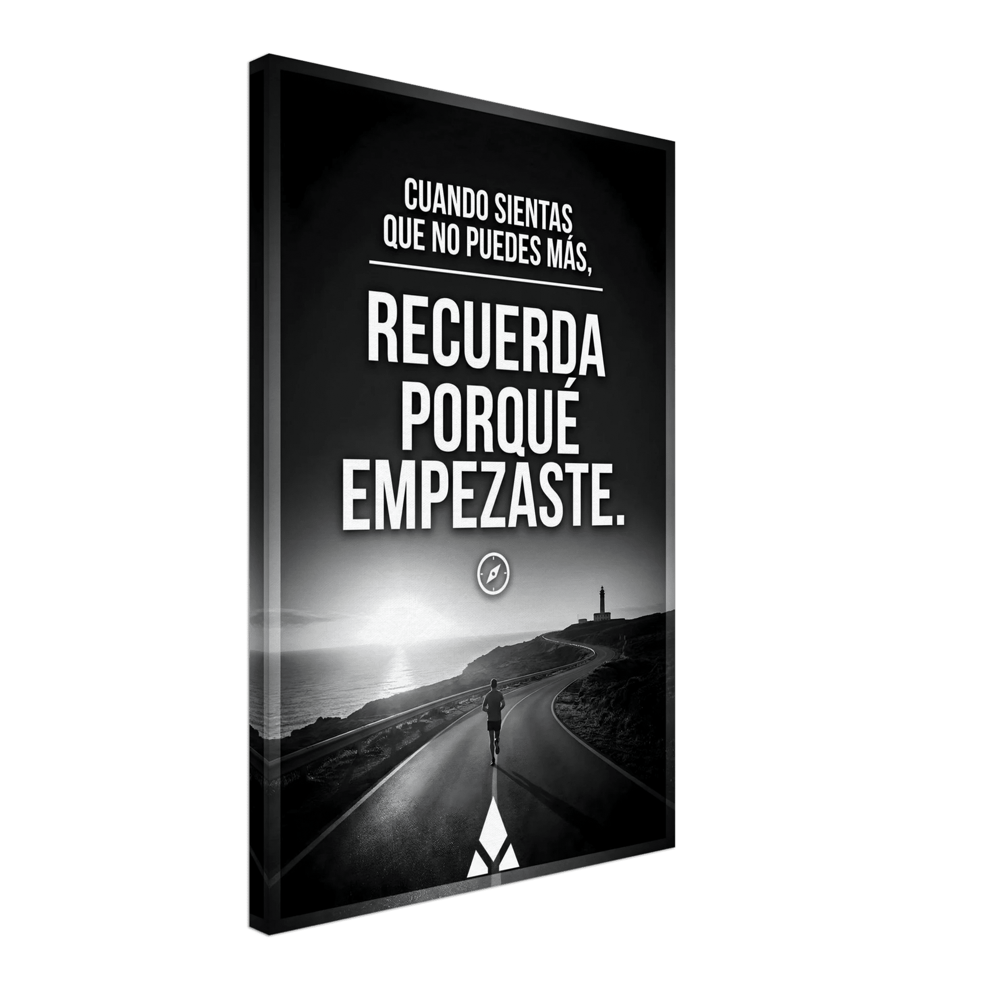 Lienzo Motivacional: "Recuerda Por Qué Empezaste" - Inspiración en Tonalidades Grises para tu Espacio - Aury SportPrint MaterialAury Sport20x30 cm / 8x12″199b958b - 6c4f - 479b - bfcc - acbf89511ba9