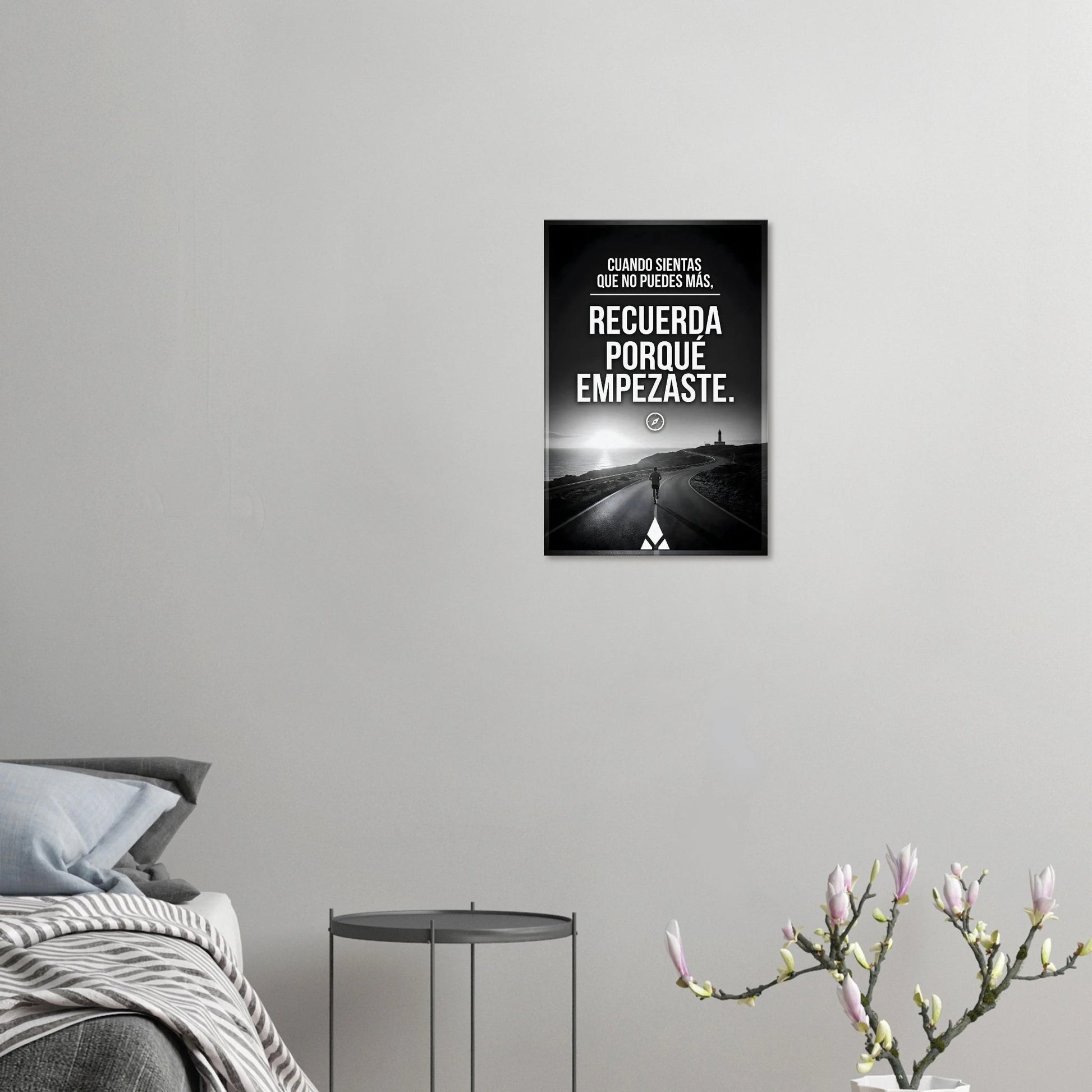 Lienzo Motivacional: "Recuerda Por Qué Empezaste" - Inspiración en Tonalidades Grises para tu Espacio - Aury SportPrint MaterialAury Sport40x60 cm / 16x24″0232909d - c262 - 41cd - 99c1 - ae3ed4b8ac4a