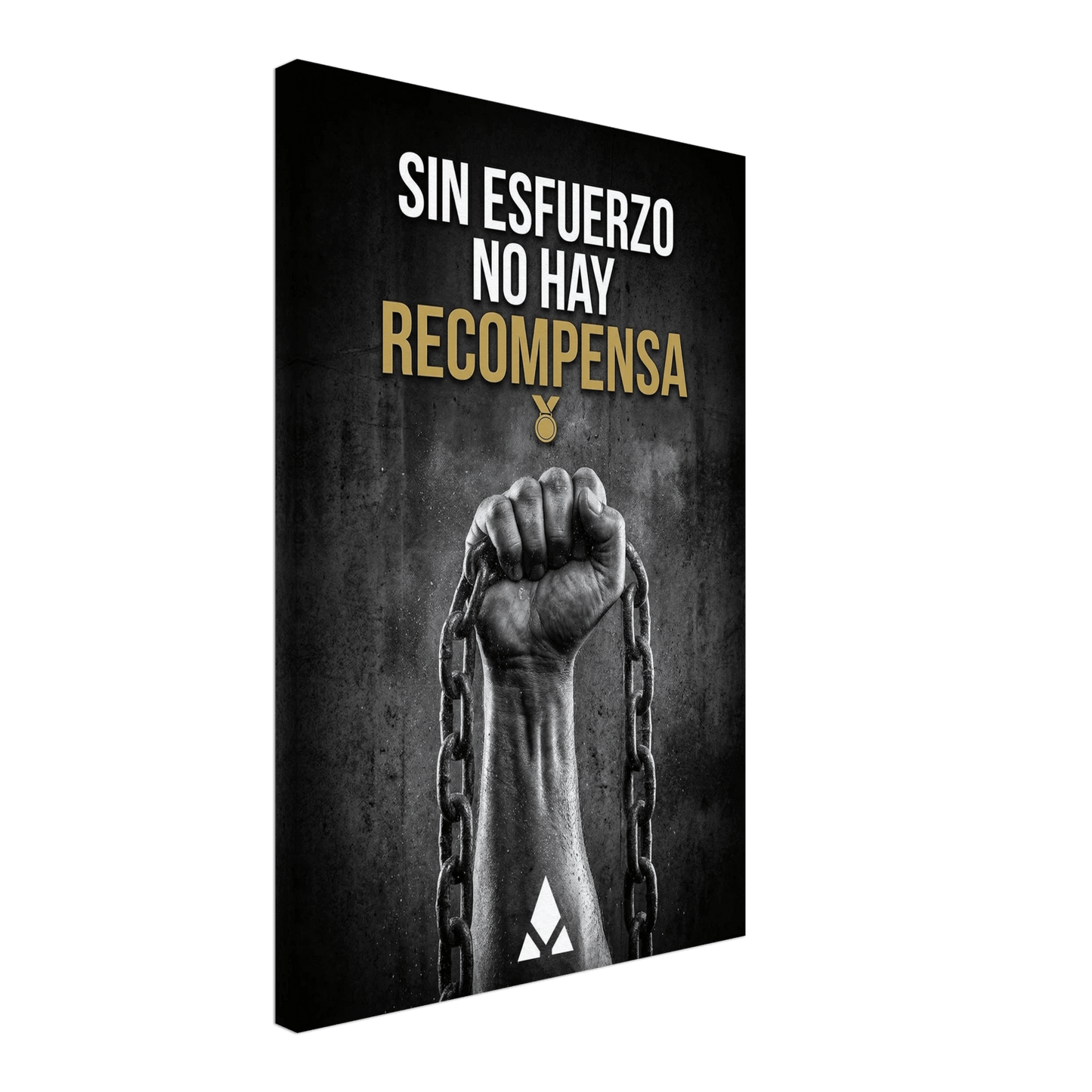 Lienzo Motivacional "Sin Esfuerzo No Hay Recompensa" - Arte de Pared con Mensaje de Fortaleza en Blanco y Negro y Oro - Aury SportPrint MaterialAury Sport20x30 cm / 8x12″b023144e - 6c0f - 4bf6 - b9e6 - 254cfc6846be
