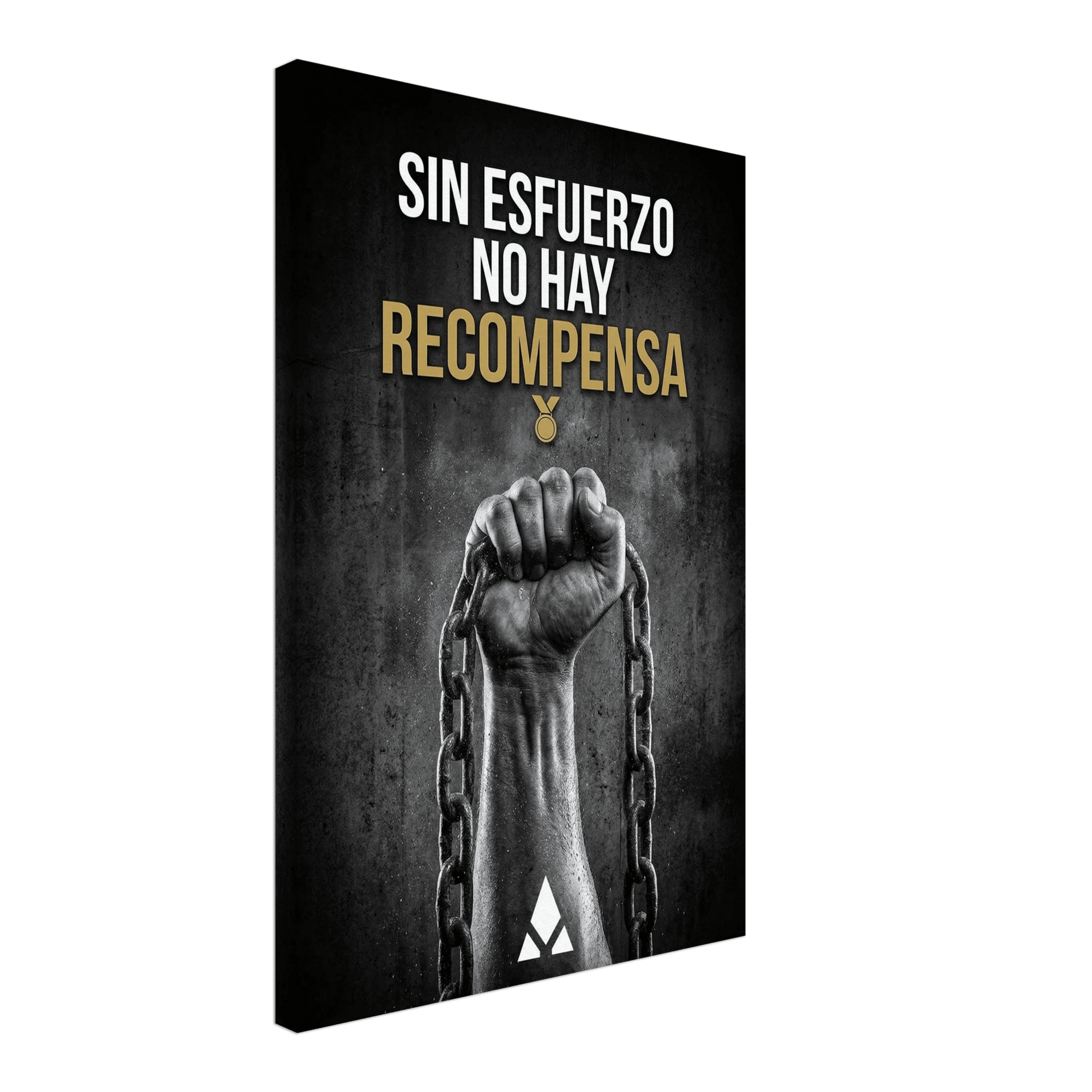 Lienzo Motivacional "Sin Esfuerzo No Hay Recompensa" - Arte de Pared con Mensaje de Fortaleza en Blanco y Negro y Oro - Aury SportPrint MaterialAury Sport20x30 cm / 8x12″b023144e - 6c0f - 4bf6 - b9e6 - 254cfc6846be