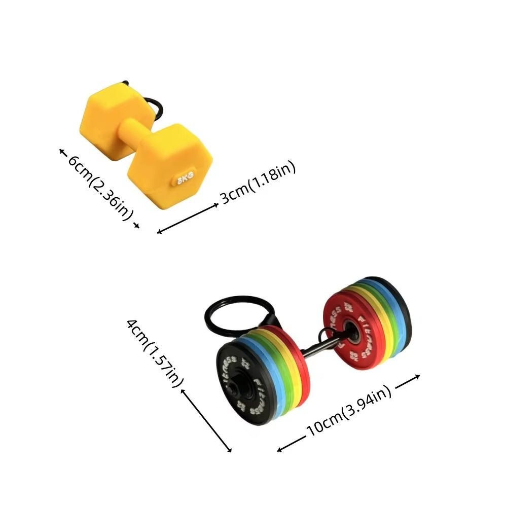 Llaveros Fitness Mini accesorios Gym & Lifestyle - Aury SportAury SportBarbellGym llaveros