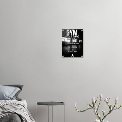 Motivación de Gimnasio: Lugar de Terapias Anti - Estrés - Impresión en Plexiglás - Aury SportPrint MaterialAury Sport30x40 cm / 12x16″fd989f9b - d9de - 4f52 - b2da - 599cd749e7a8