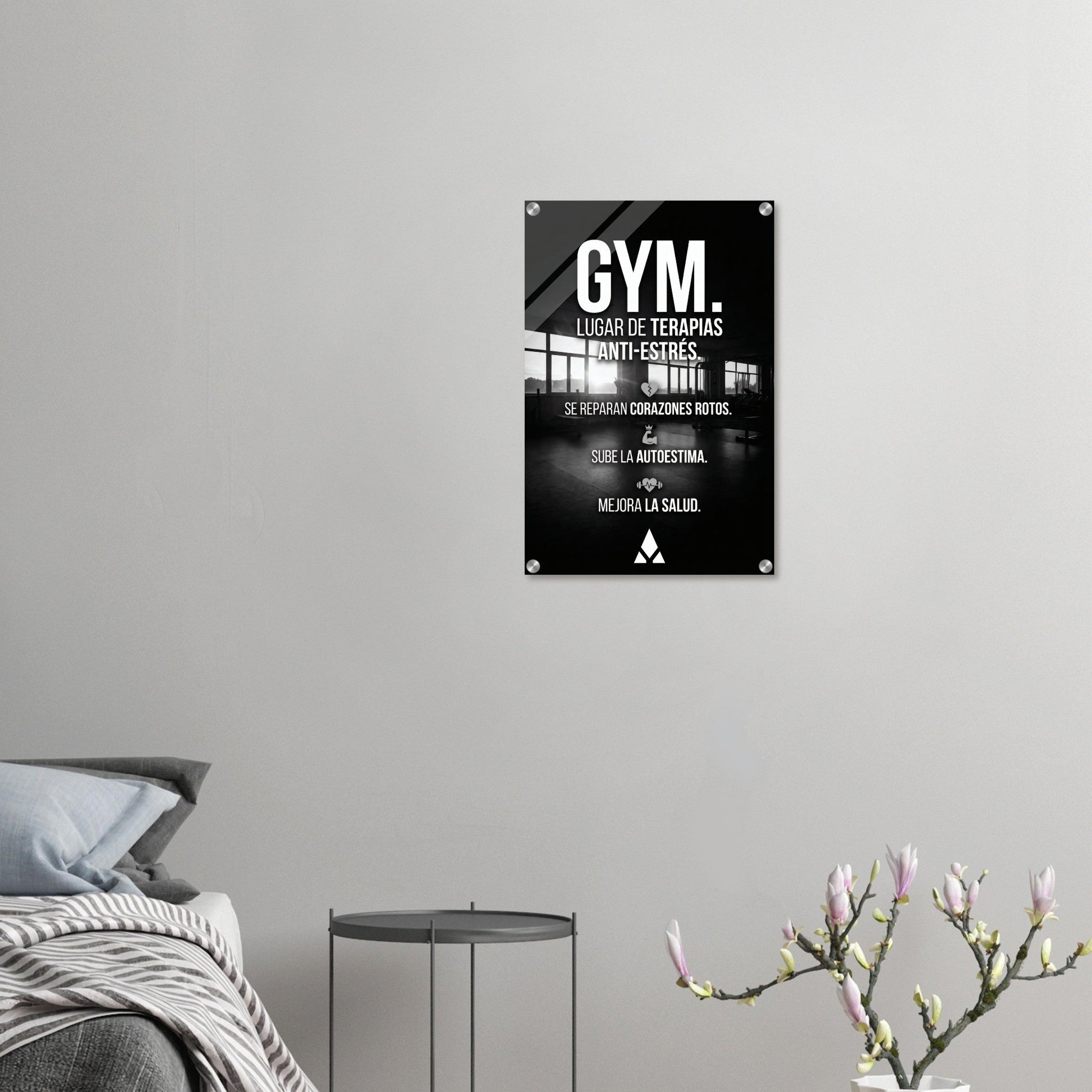 Motivación de Gimnasio: Lugar de Terapias Anti - Estrés - Impresión en Plexiglás - Aury SportPrint MaterialAury Sport40x60 cm / 16x24″7ba13da2 - 3510 - 460d - 8f26 - 190570ec76ad