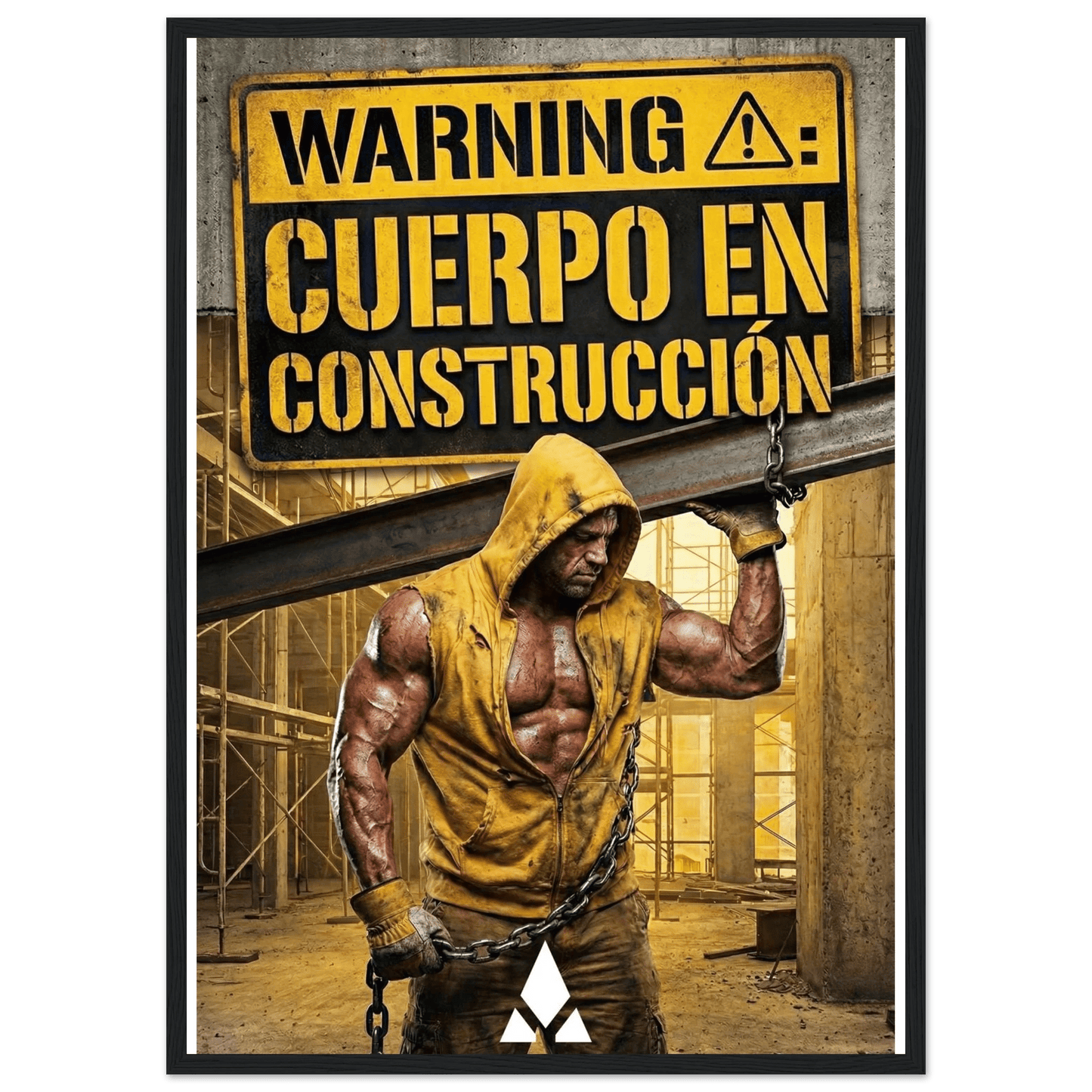 Póster enmarcado "Cuerpo en Construcción": Inspiración Fitness Vibrante - Aury SportPrint MaterialAury Sport21x29.7 cm / 8x12"01ab8ff7 - d0a1 - 4f96 - 8d08 - 4e238ea0ed31