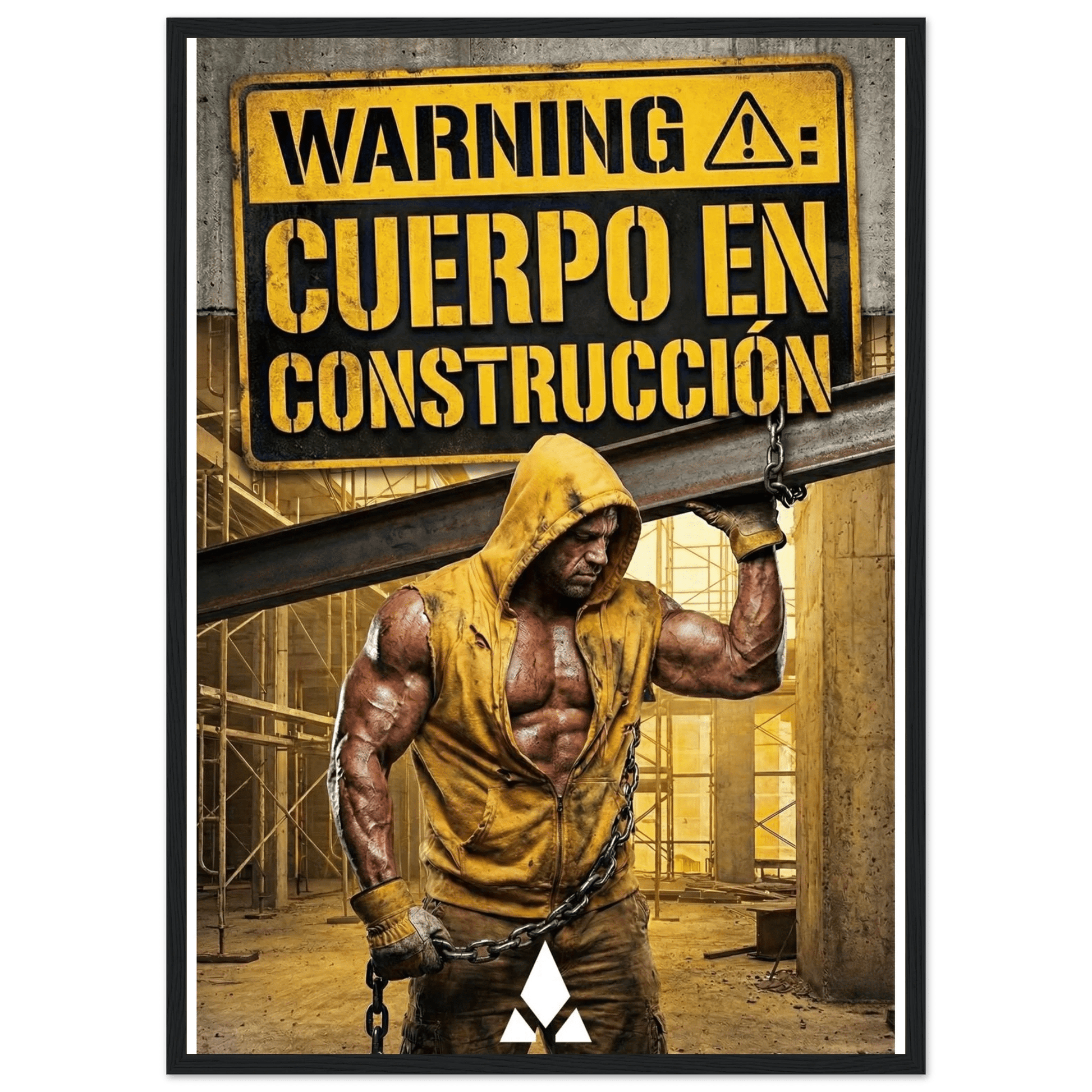 Póster enmarcado "Cuerpo en Construcción": Inspiración Fitness Vibrante - Aury SportPrint MaterialAury Sport21x29.7 cm / 8x12"01ab8ff7 - d0a1 - 4f96 - 8d08 - 4e238ea0ed31