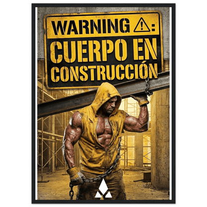 Póster enmarcado "Cuerpo en Construcción": Inspiración Fitness Vibrante - Aury SportPrint MaterialAury Sport21x29.7 cm / 8x12"01ab8ff7 - d0a1 - 4f96 - 8d08 - 4e238ea0ed31