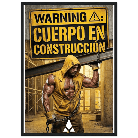 Póster enmarcado "Cuerpo en Construcción": Inspiración Fitness Vibrante - Aury SportPrint MaterialAury Sport21x29.7 cm / 8x12"01ab8ff7 - d0a1 - 4f96 - 8d08 - 4e238ea0ed31