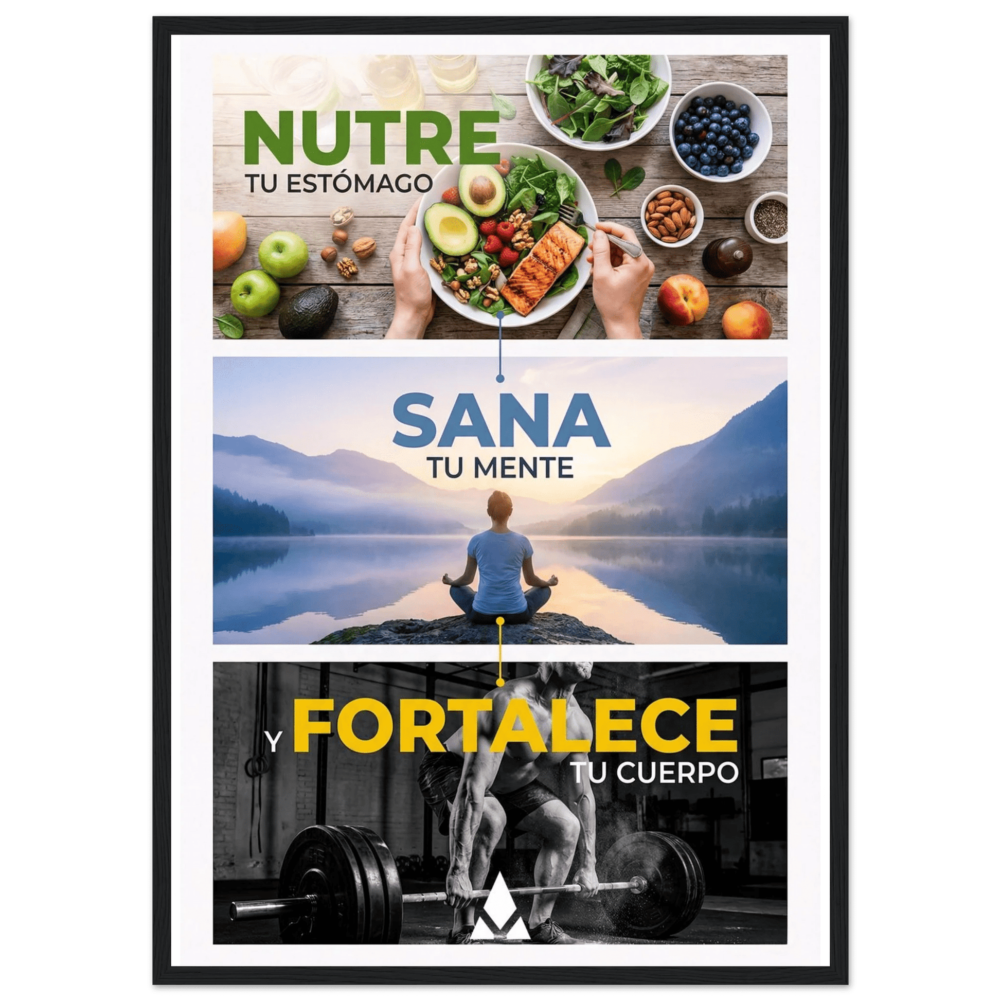 Póster Enmarcado: Nutre, Sana, Fortalece - Inspiración para Cuerpo y Mente - Aury SportPrint MaterialAury Sport21x29.7 cm / 8x12"a7566b58 - 8b8d - 4996 - b0ed - 31a6c105aa24