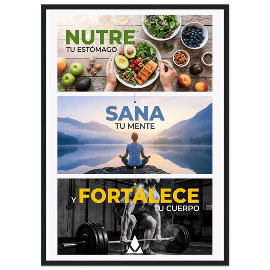Póster Enmarcado: Nutre, Sana, Fortalece - Inspiración para Cuerpo y Mente - Aury SportPrint MaterialAury Sport21x29.7 cm / 8x12"a7566b58 - 8b8d - 4996 - b0ed - 31a6c105aa24