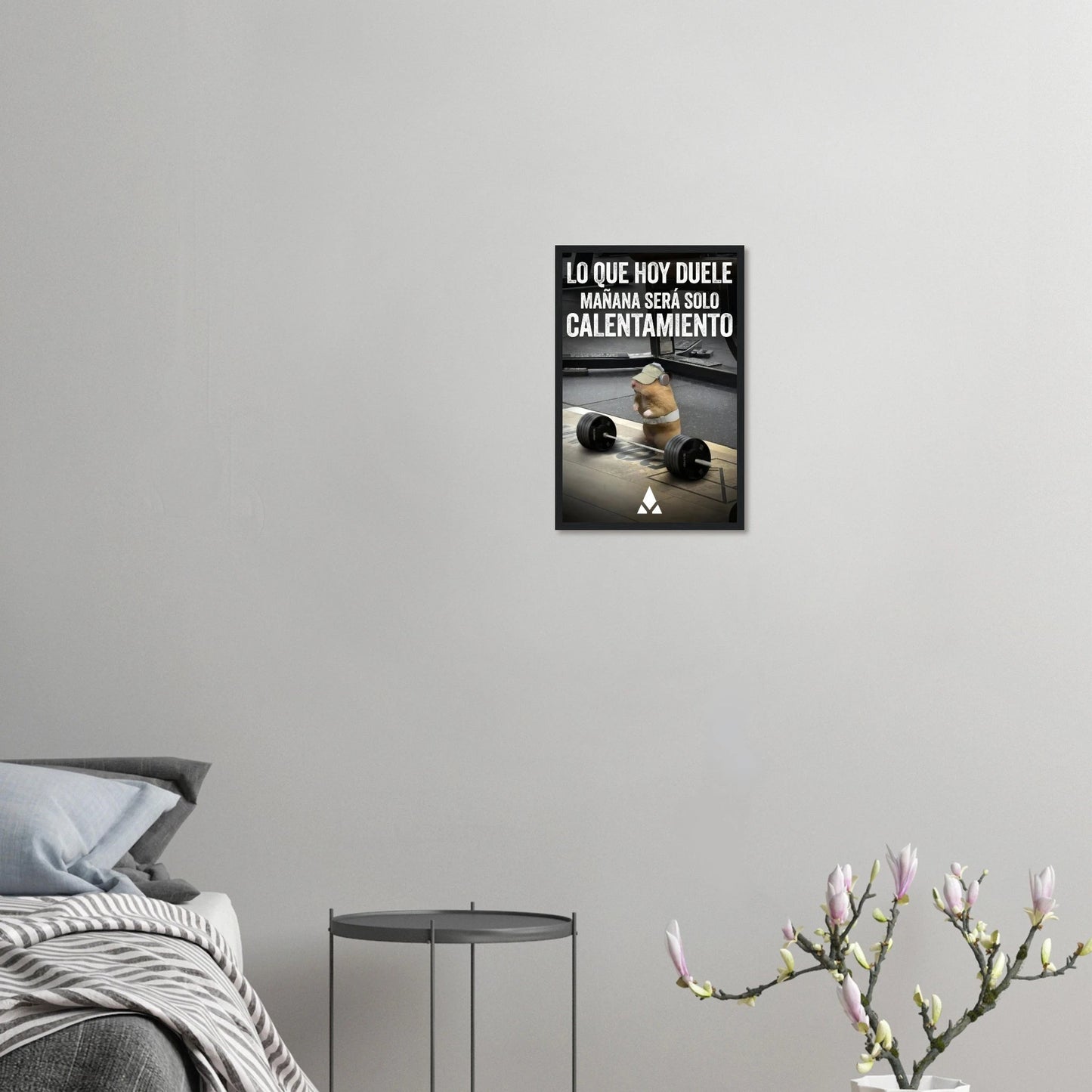 Póster Motivacional de Gimnasio con Hámster Levantando Pesas - Marco de Madera - Aury SportPrint MaterialAury Sport28x43 cm / XL (11x17″)35a237ba - 6f63 - 4602 - aa8d - 10fc5a3ec78c