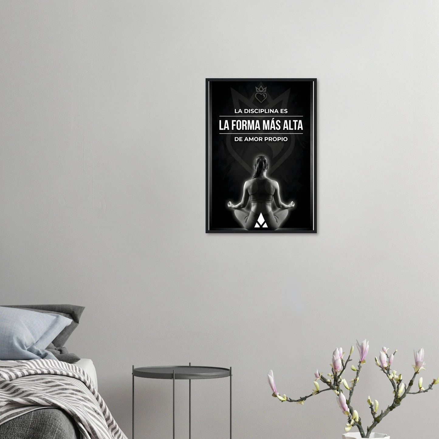 Póster Motivacional "Disciplina es Amor Propio" – Elegancia en Blanco y Negro con Marco Premium - Aury SportPrint MaterialAury SportA2 (42 x 59.4 cm)ffea9da3 - 1cf9 - 42de - b660 - 85cd671bef14