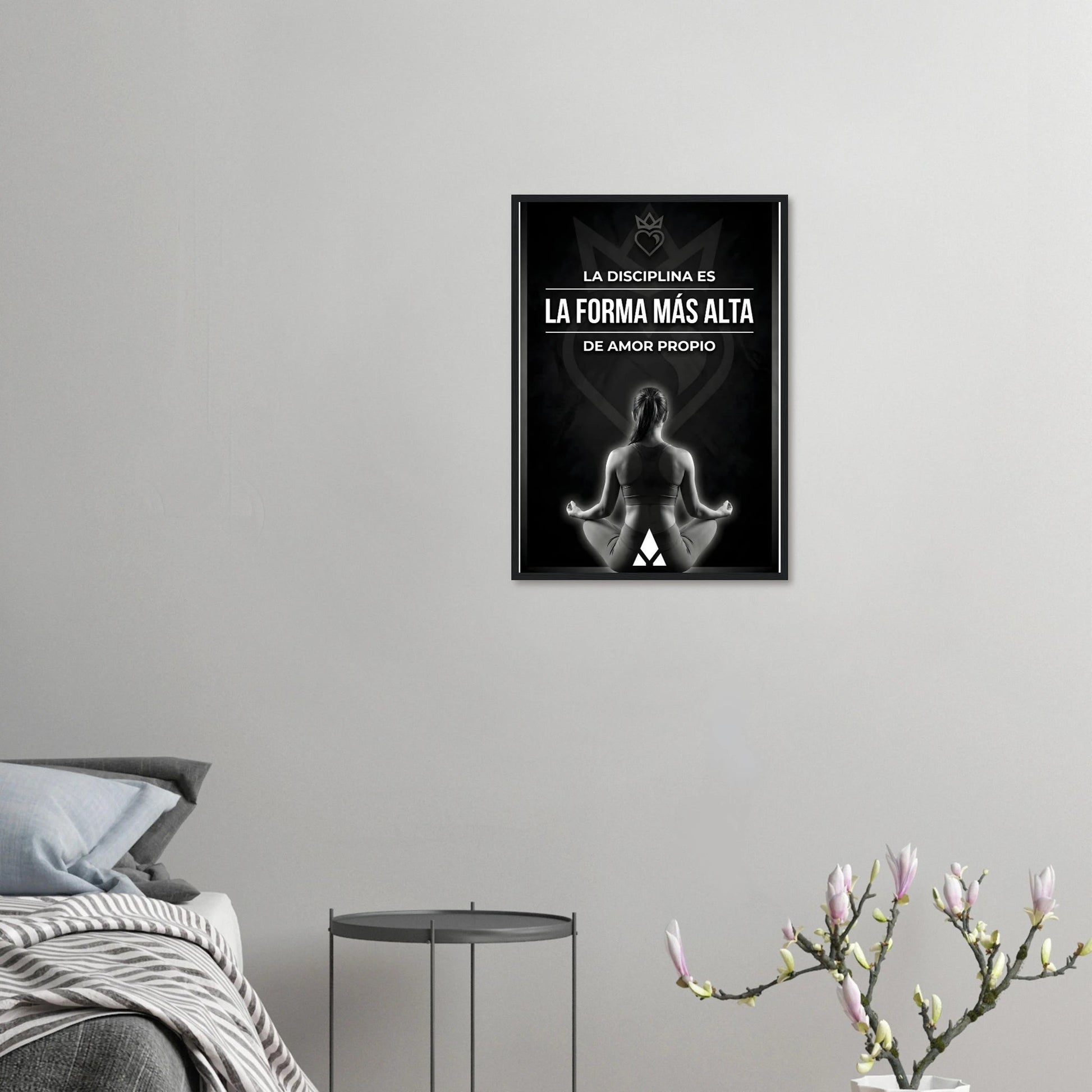 Póster Motivacional "Disciplina es Amor Propio" – Elegancia en Blanco y Negro con Marco Premium - Aury SportPrint MaterialAury SportA2 (42 x 59.4 cm)ffea9da3 - 1cf9 - 42de - b660 - 85cd671bef14