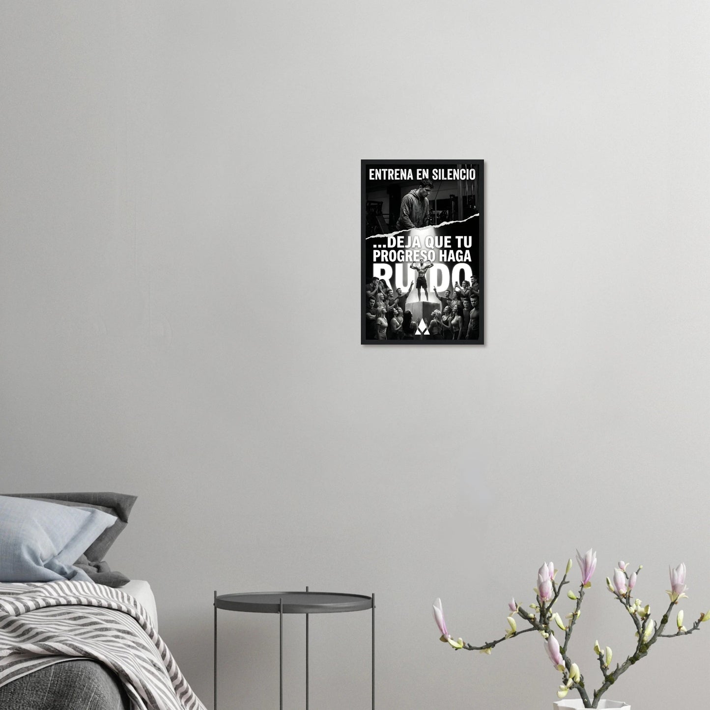 Póster Motivacional "Entrena en Silencio" - Arte Semibrillante en Marco de Madera - Aury SportPrint MaterialAury Sport28x43 cm / XL (11x17″)e03ad589 - 3efe - 4b8c - bf31 - b6a7a52c0adf