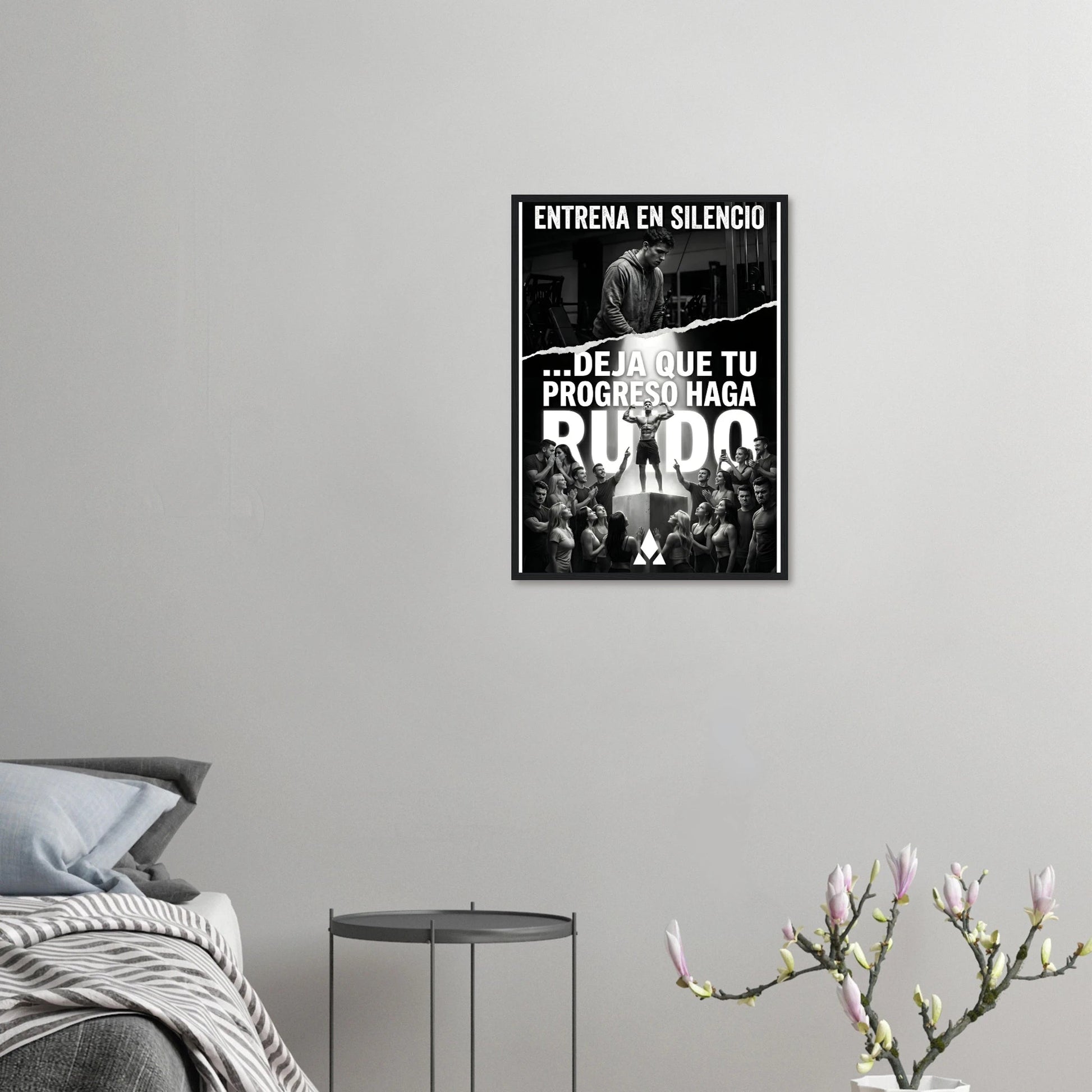 Póster Motivacional "Entrena en Silencio" - Arte Semibrillante en Marco de Madera - Aury SportPrint MaterialAury SportA2 (42 x 59.4 cm)1e634533 - a55f - 4534 - 8955 - 3b3fe43b5c09