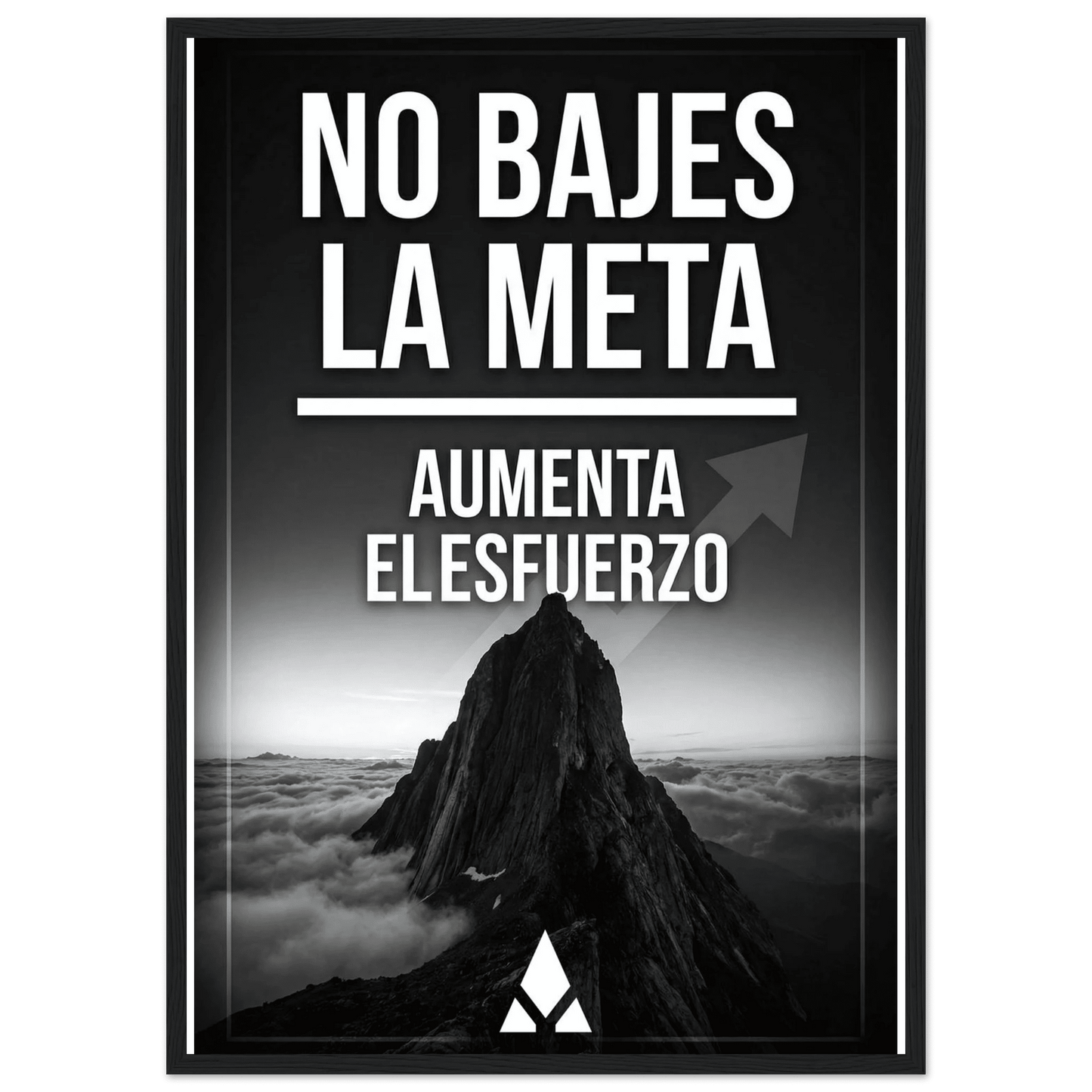 Póster Motivacional "No Bajes la Meta" con Marco de Madera – Inspira tu espacio con un estilo audaz - Aury SportPrint MaterialAury Sport21x29.7 cm / 8x12"b24b0632 - 9638 - 47f3 - aca1 - ad19d11df40b