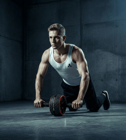 Rueda de tonificación abdominal - Aury SportAury SportRojoRueda de tonificación abdominal