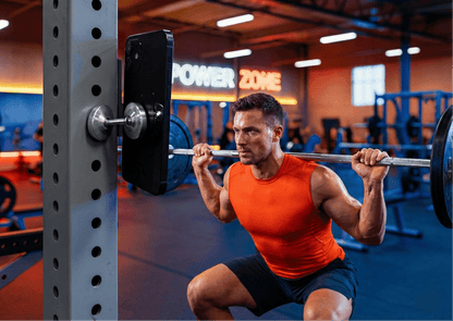 Soporte para móvil con imán doble - Aury SportAury SportPlateadoSoporte para móvil con imán doble